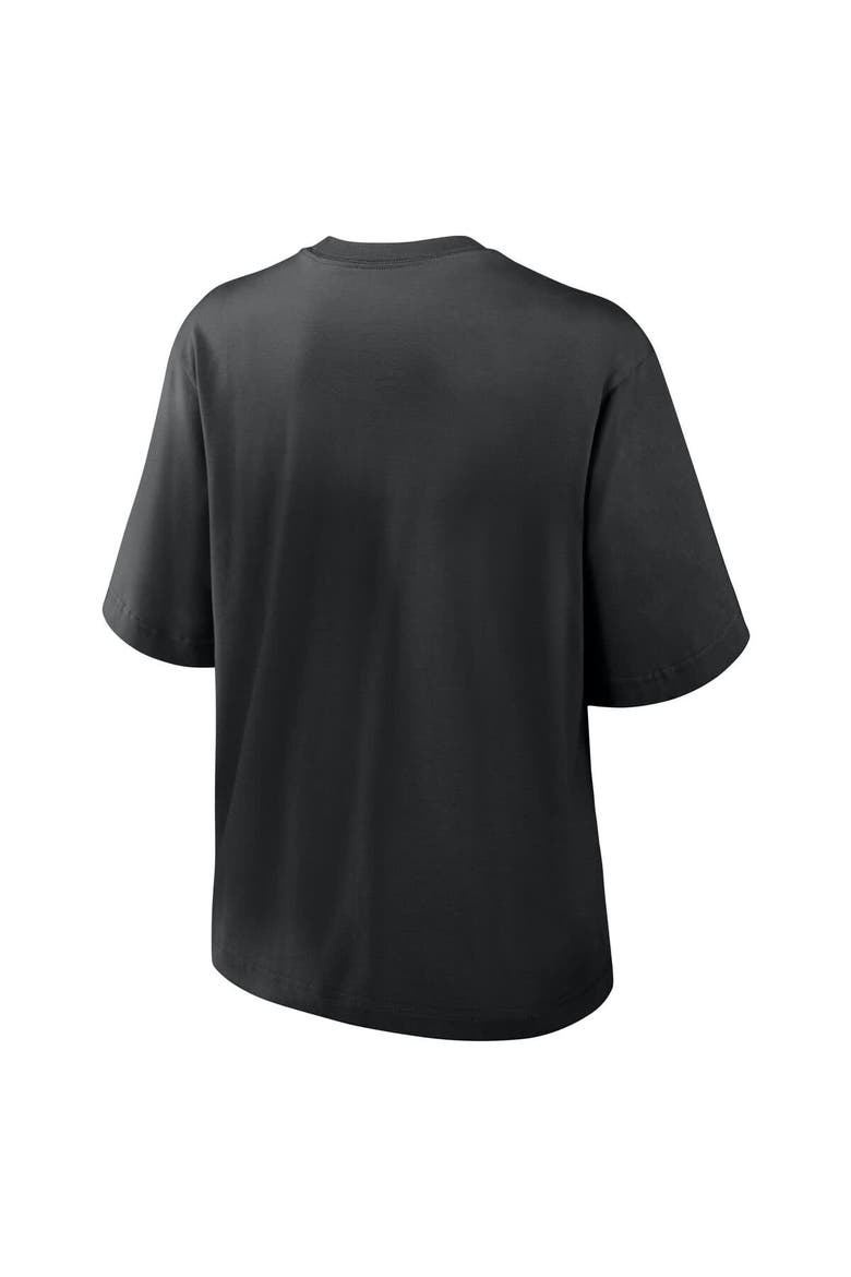 Women's Nike  Black Chicago White Sox 2025 City Connect Logo Boxy T-Shirt, Alternate, color, Black
