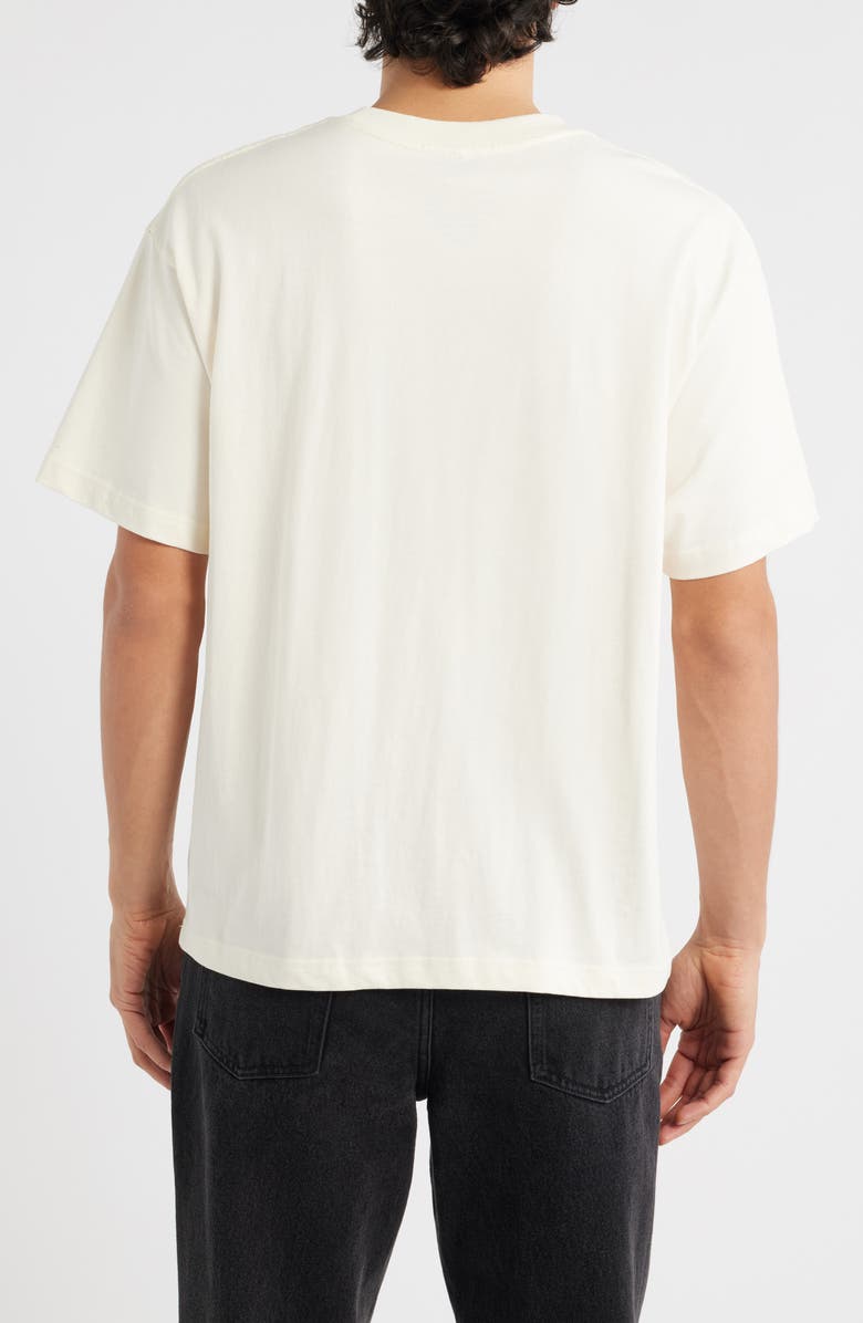 SANTO STUDIO Creative Arts Logo Cotton Graphic T-Shirt, Alternate, color, Cream