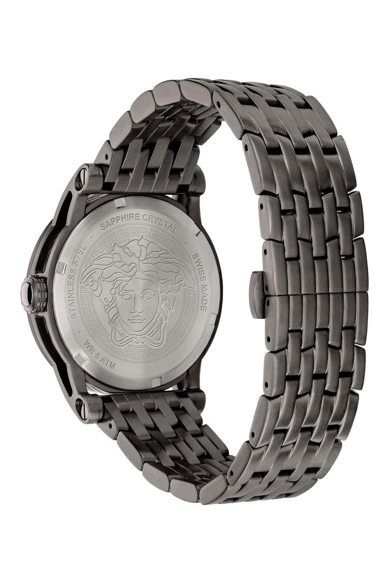 Code Bracelet Watch, 41mm, Alternate, color, IP GUNMETAL