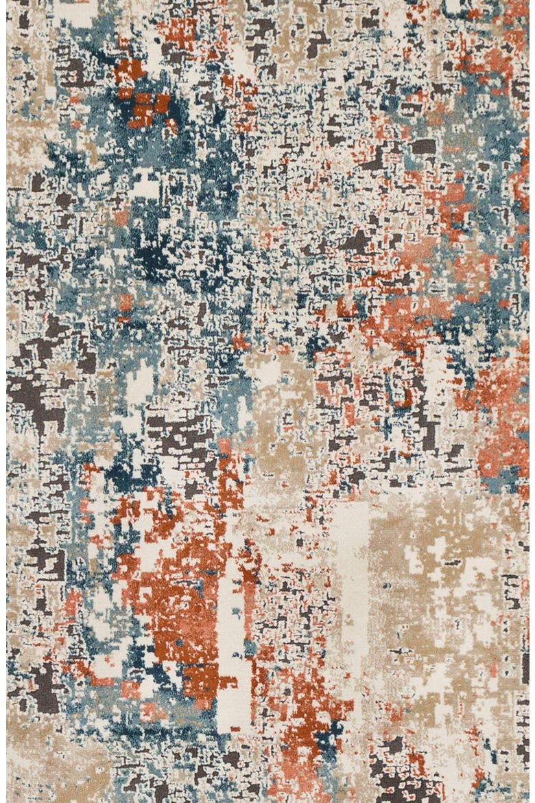 Pune Modern Area Rug, Alternate, color, TEAL