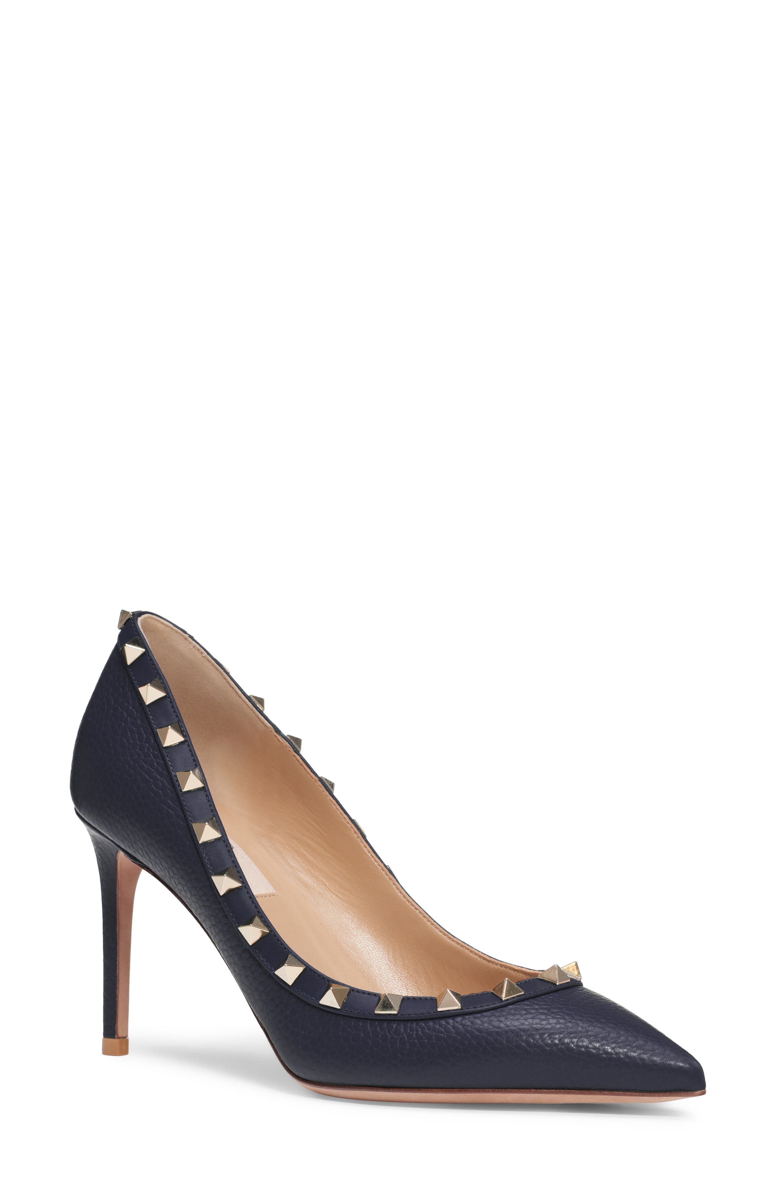 Valentino Garavani Rockstud Pointed Toe Pump, Main, color, 