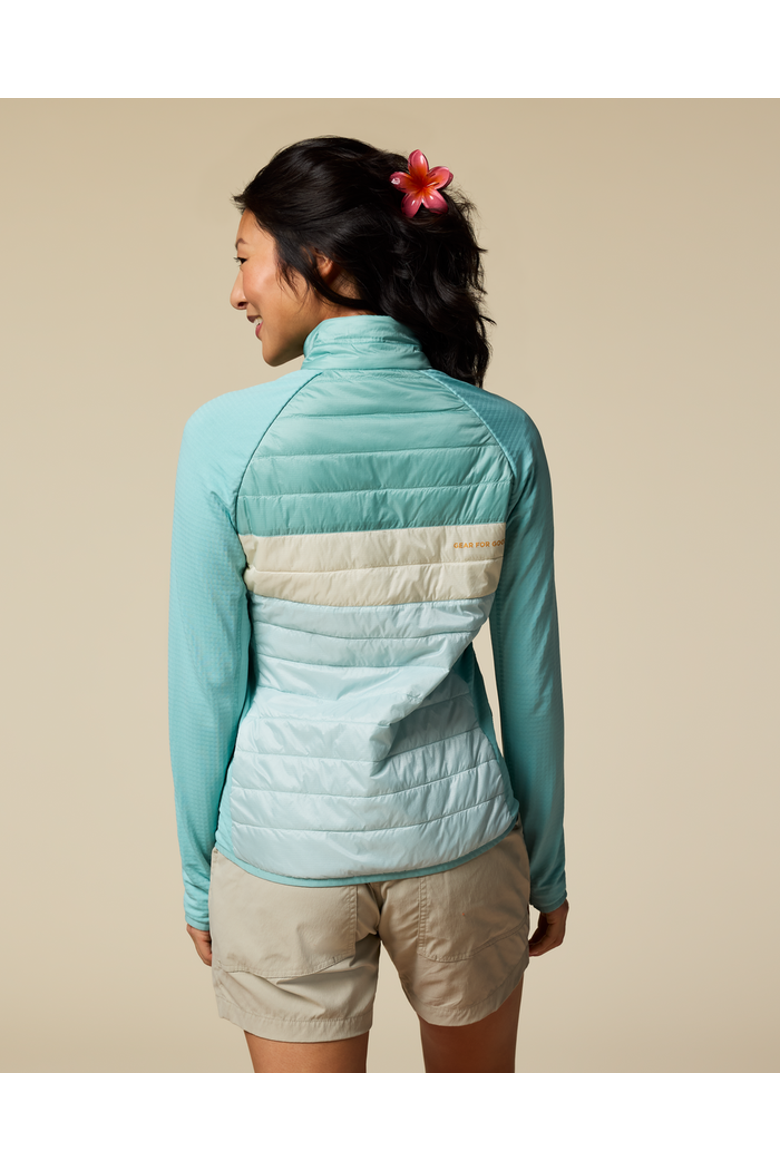 Capa Hybrid Insulated Jacket - Women's, Alternate, color, Tide Pool/Surf
