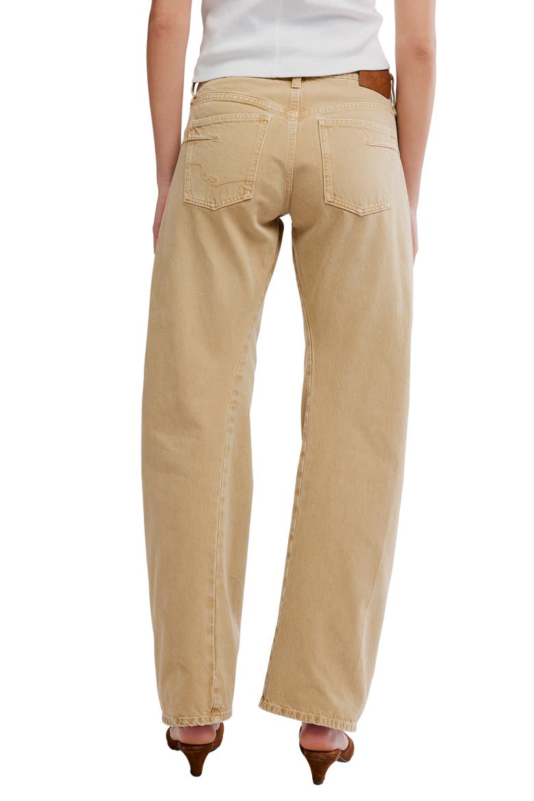 Fable Twisted Seam Jeans, Alternate, color, OAT LATTE