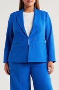 Tahari ASL Faux Double Breasted Jacket