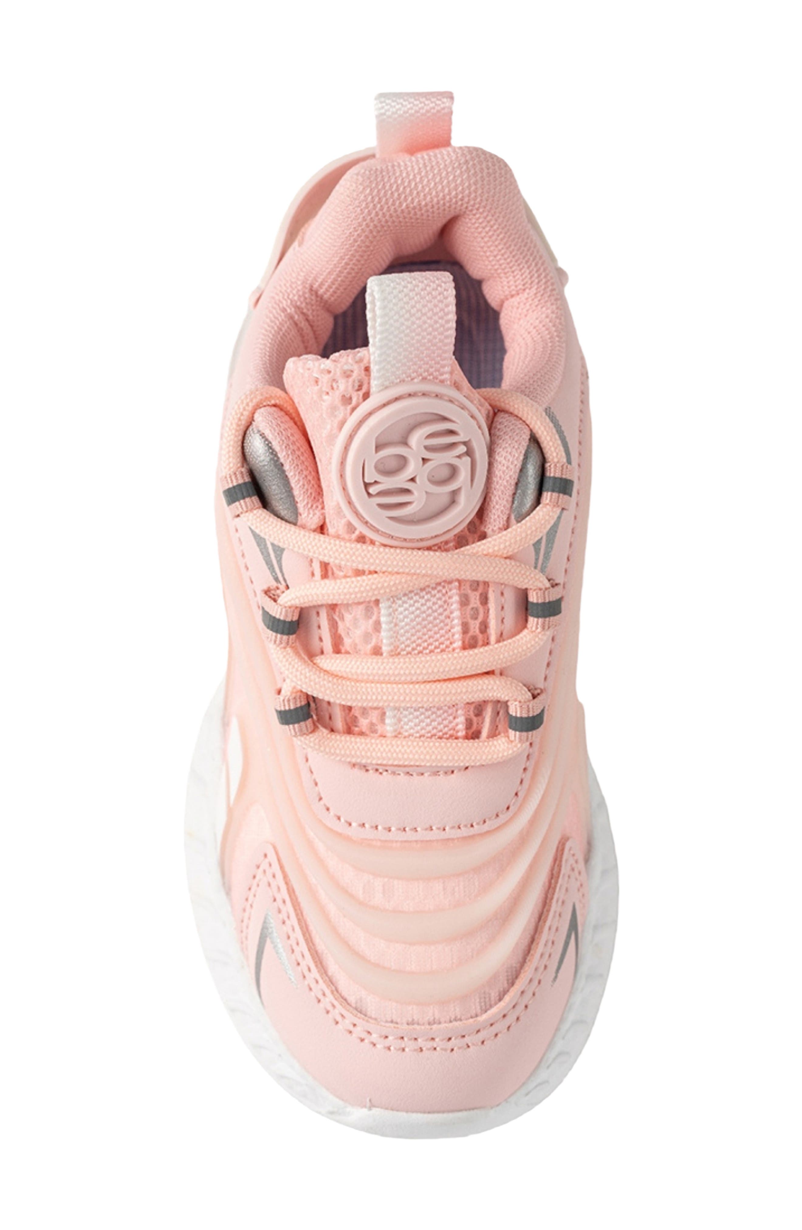Kids' Ombre Mesh Jogger Sneaker, Alternate, color, BRIGHT PINK