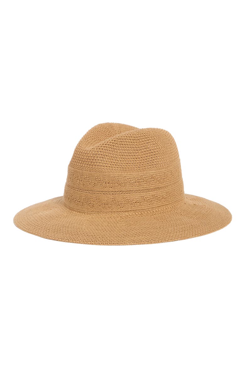 Knit Fedora, Alternate, color, TEA