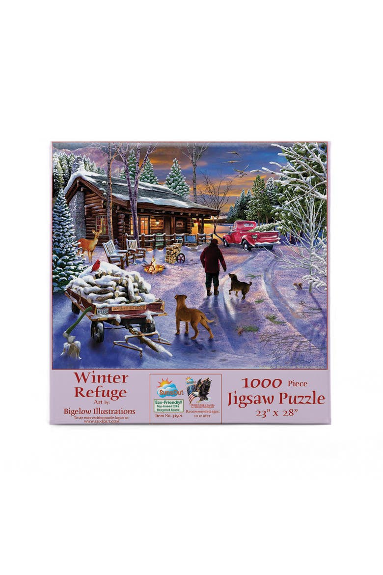 Winter Refuge 1000 piece Jigsaw Puzzle for Adults, Alternate, color, Multicolor