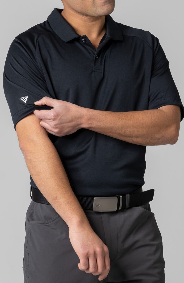 LEVELWEAR Rally Knit Polo, Alternate, color, Black