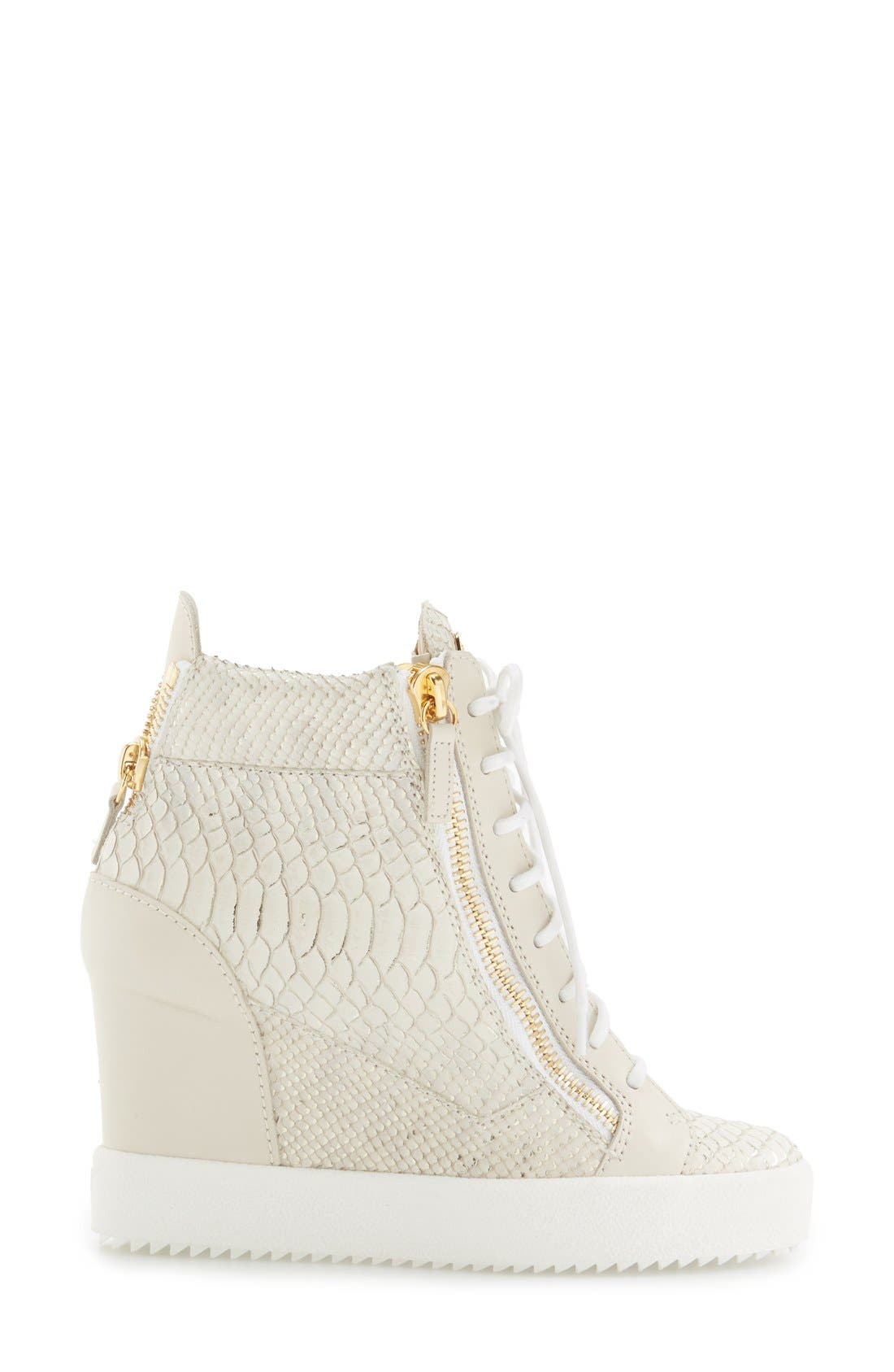 Giuseppe Zanotti Ofelia Wedge Sneaker, Alternate, color, 