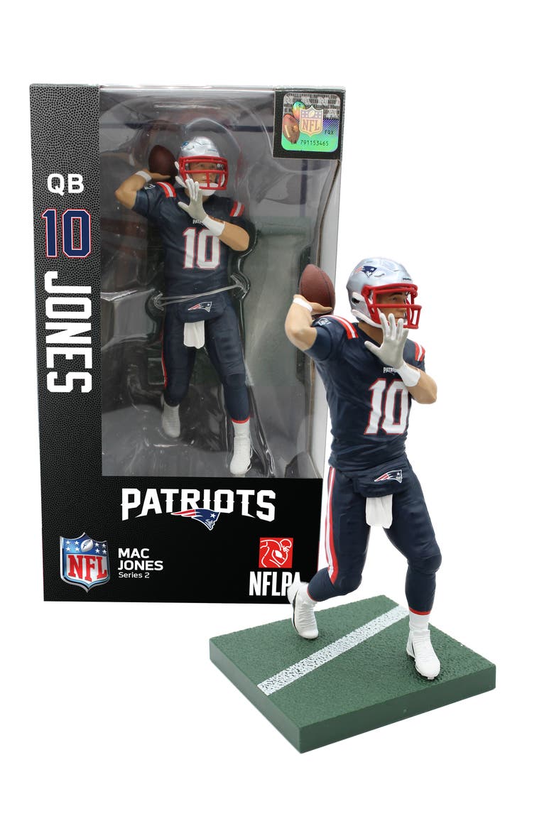 Mac Jones (New England Patriots) Imports Dragon NFL 6" Figure Series 2, Main, color, Multi-Color