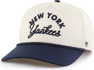 '47 Men's '47 Natural/Navy New York Yankees Rope Script Hitch Adjustable Hat