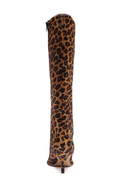 Arezzo Sasha Pointed Toe Knee High Boot In Multi
