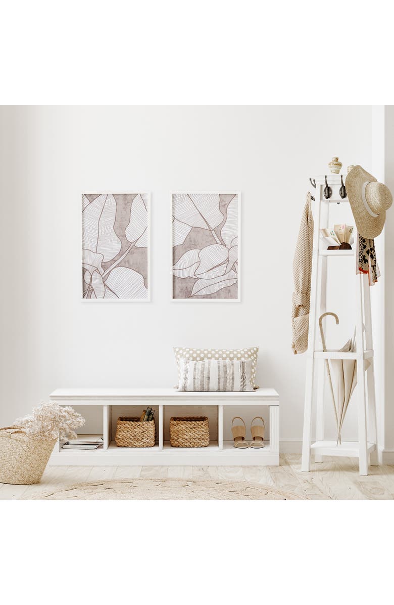 Napa Home & Garden Palm Leaf Prints Set of 2, Alternate, color, 