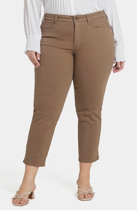 Marilyn Ankle Straight Leg Jeans (Plus Size)