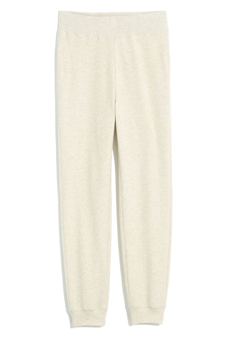 Cloud Rib Jogger Pajama Pants, Main, color, HEATHER CLOUD GREY