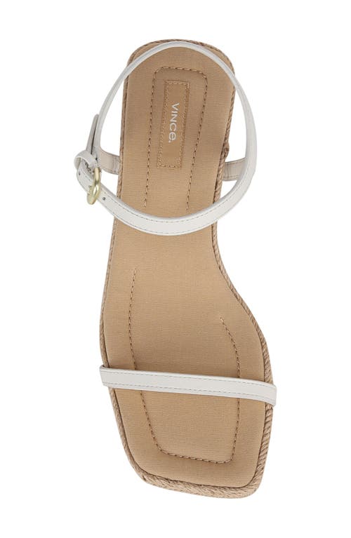 Vince Coco Leather Kitten-heel Espadrille Sandals In Milk
