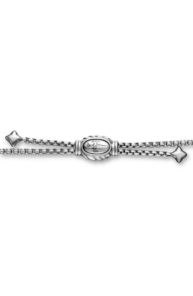 David Yurman Box Chain Slider Necklace in Sterling Silver, 2.7mm, Alternate, color, 