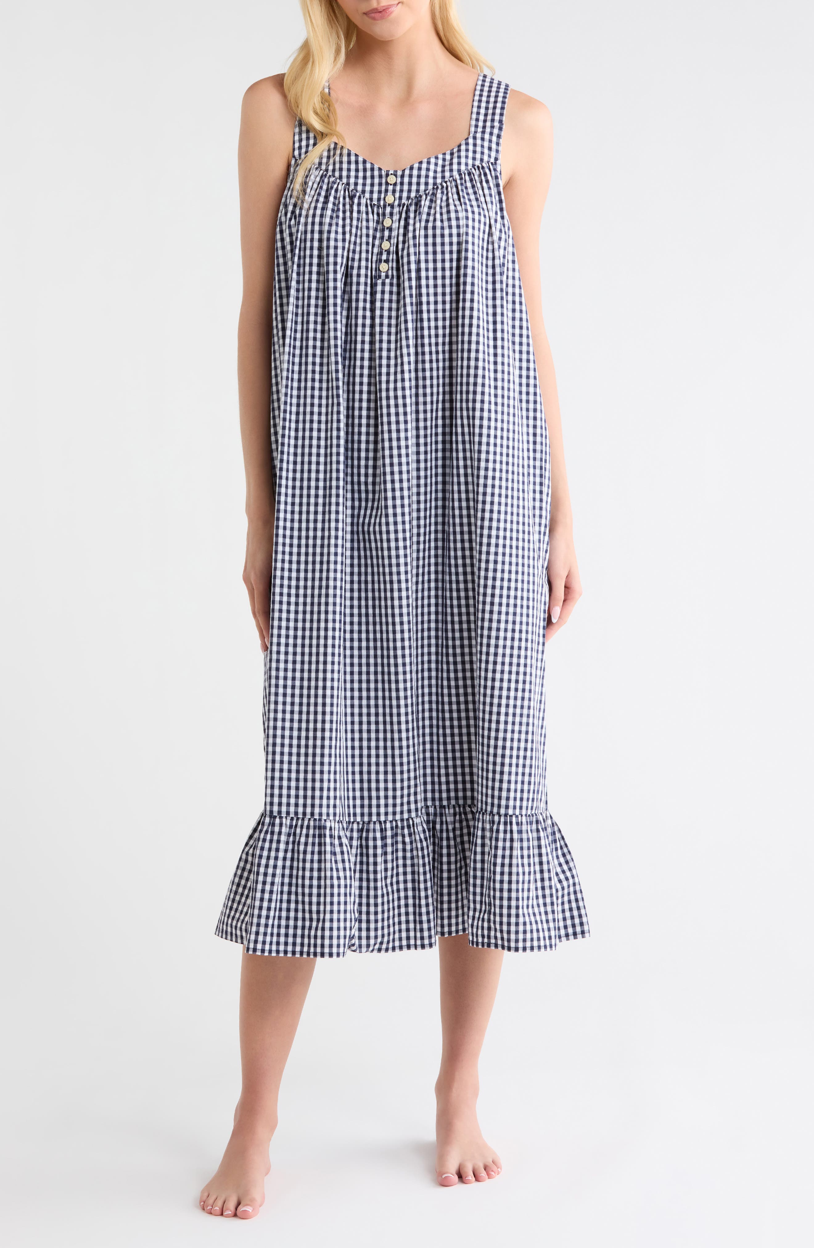 NAVY PETITE GINGHAM