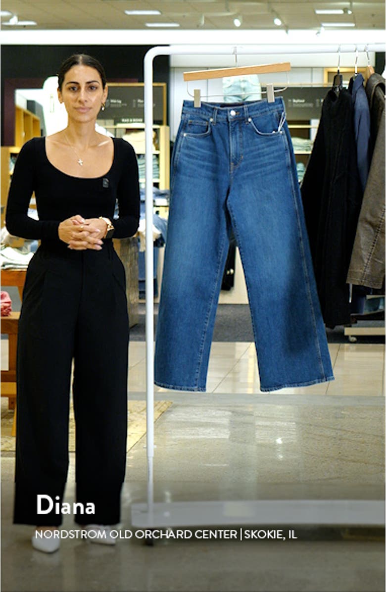 Taylor High Waist Crop Wide Leg Jeans, sales video thumbnail