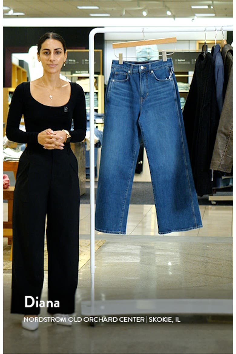 Taylor High Waist Crop Wide Leg Jeans video
