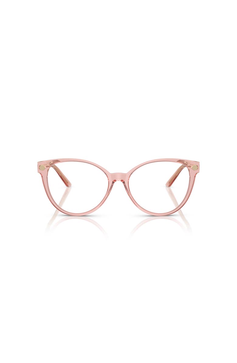 Versace 54mm Cat Eye optical glasses, Alternate, color, Pink