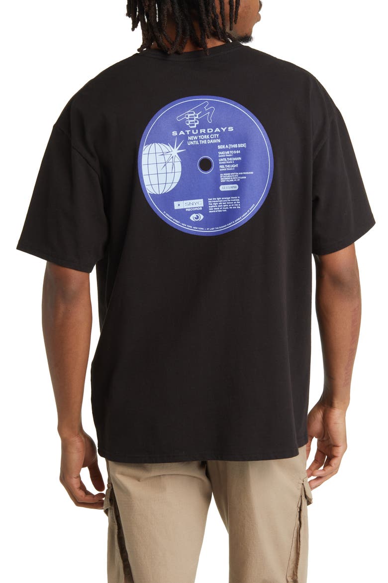 Relaxed Fit Until Dawn Graphic T-Shirt, Alternate, color, BLACK