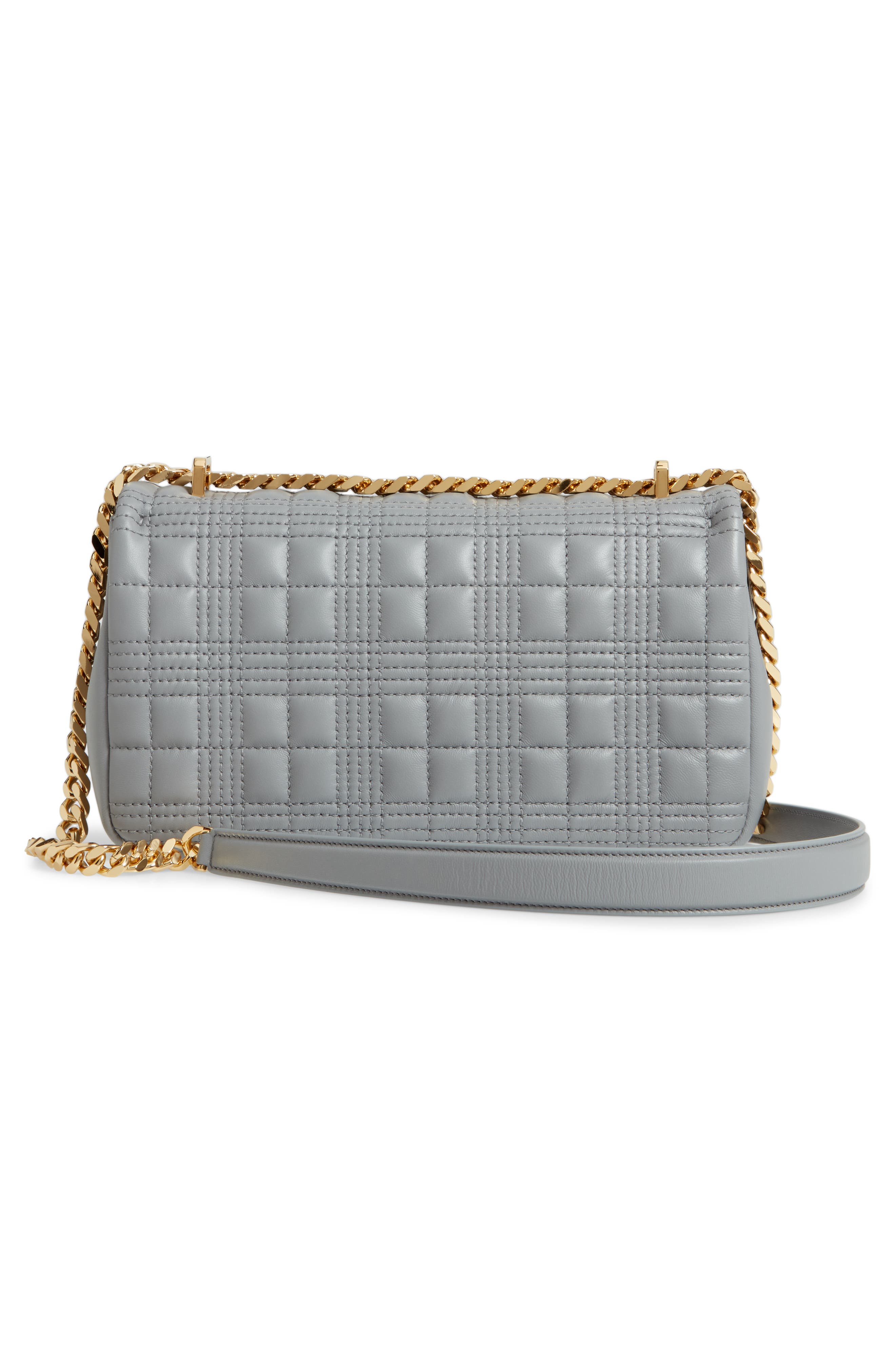 Burberry Small Lola Quilted Lambskin Bag, Alternate, color, 