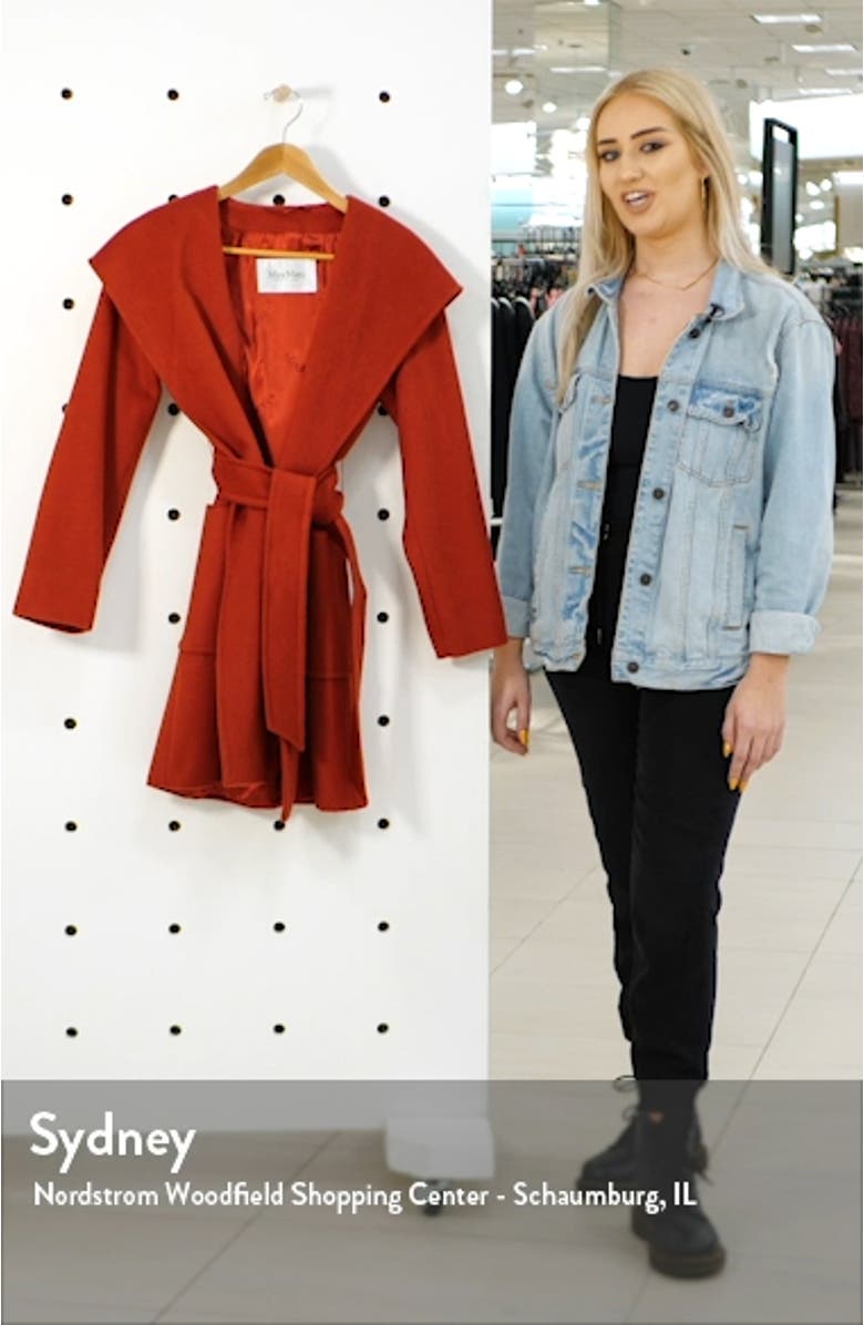 Rialto Hooded Camel Hair Coat, sales video thumbnail