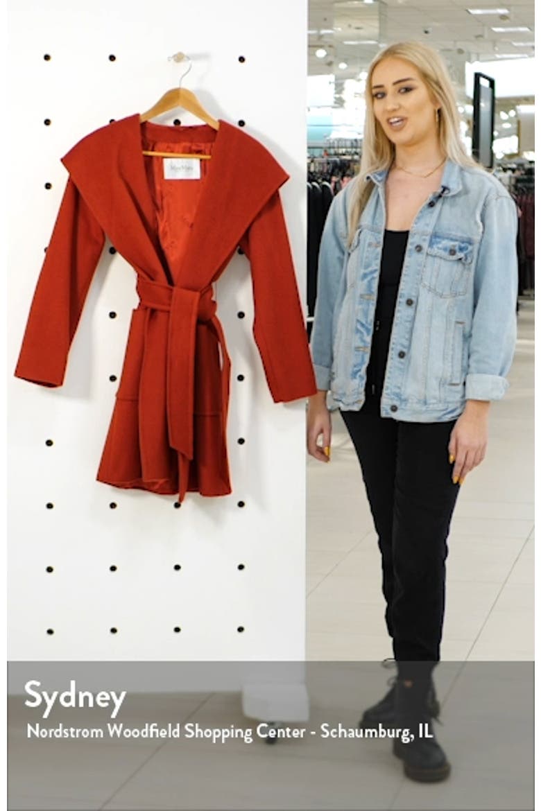 Rialto Hooded Camel Hair Coat video