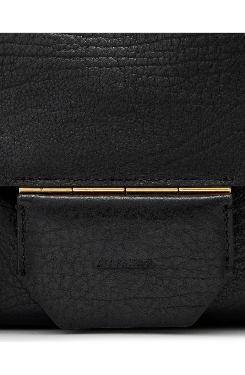 AllSaints Ursa Leather Satchel, Alternate, color,