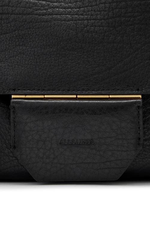 Shop Allsaints Ursa Leather Satchel In Black