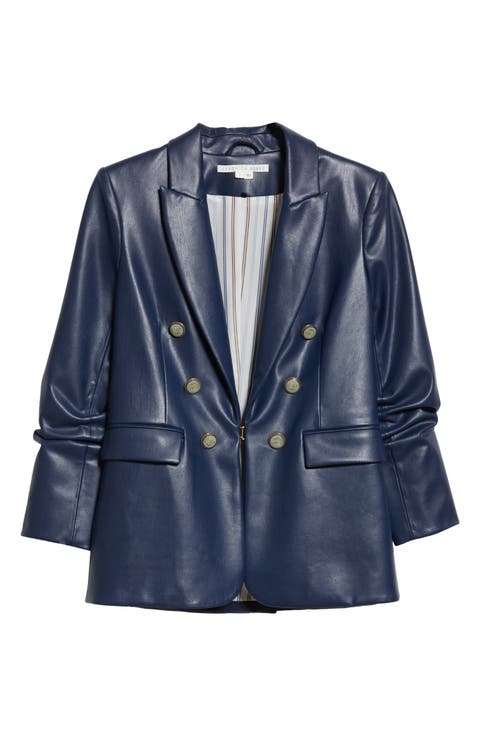 Beacon Faux Leather Dickey Jacket