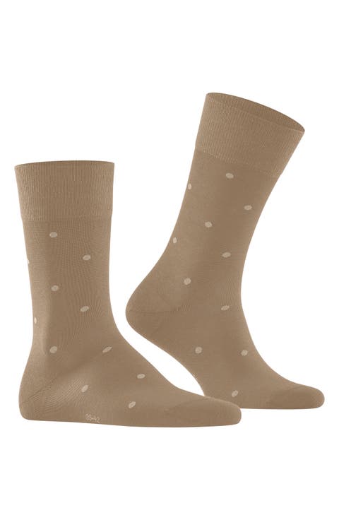 Polka Dot Crew Socks