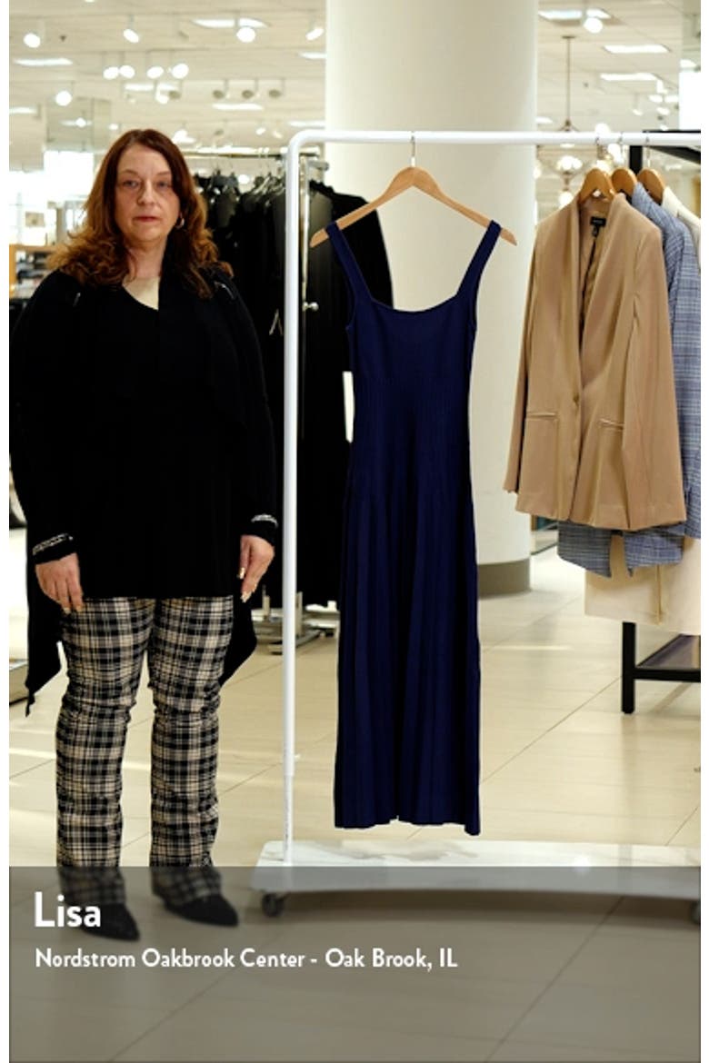 Ellison Pleat Effect Sweater Dress video