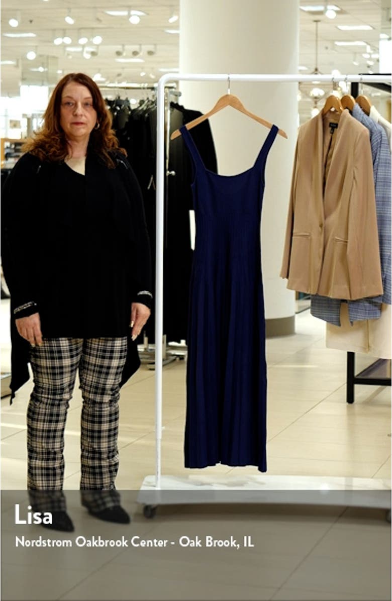 Ellison Pleat Effect Sweater Dress, sales video thumbnail