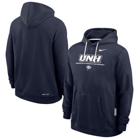 Men's Nike Navy New Hampshire Wildcats 2025 Sideline Dri-FIT Hoodie