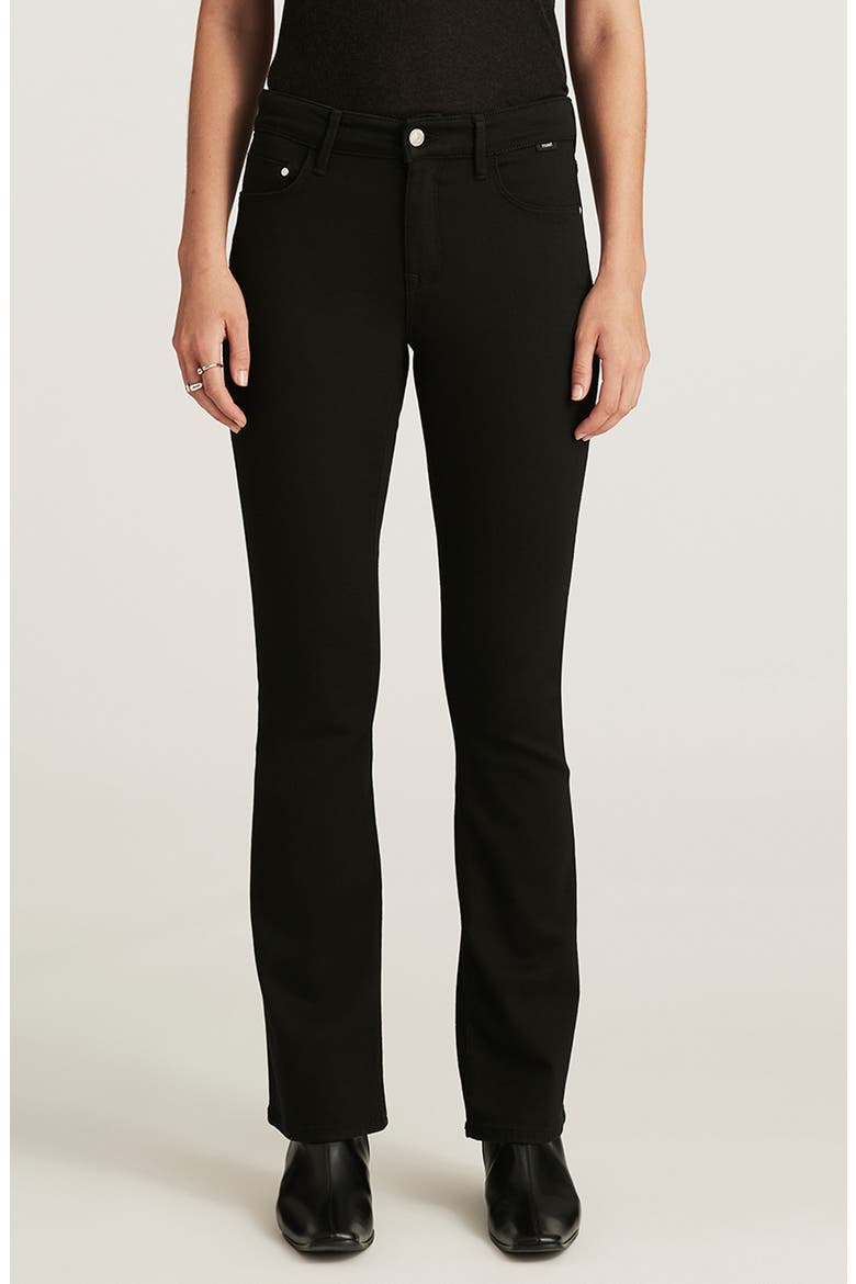 Molly Mid Rise Bootcut Jeans, Main, color, BLACK SUPERSOFT