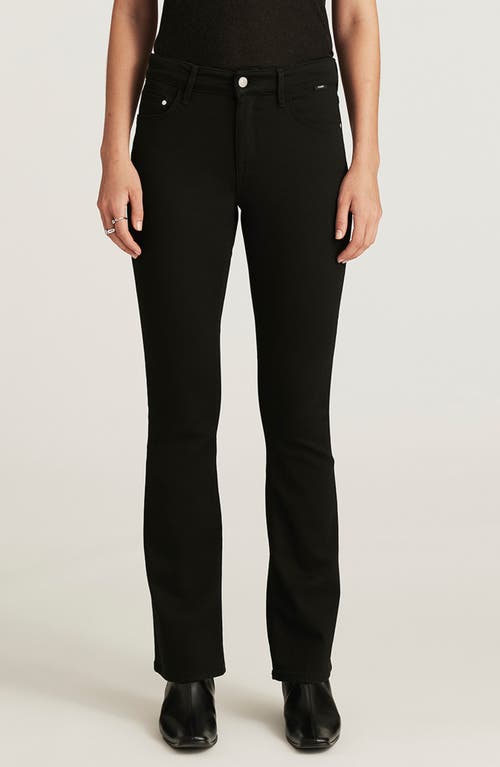 Mavi Jeans Molly Mid Rise Bootcut Jeans In Black