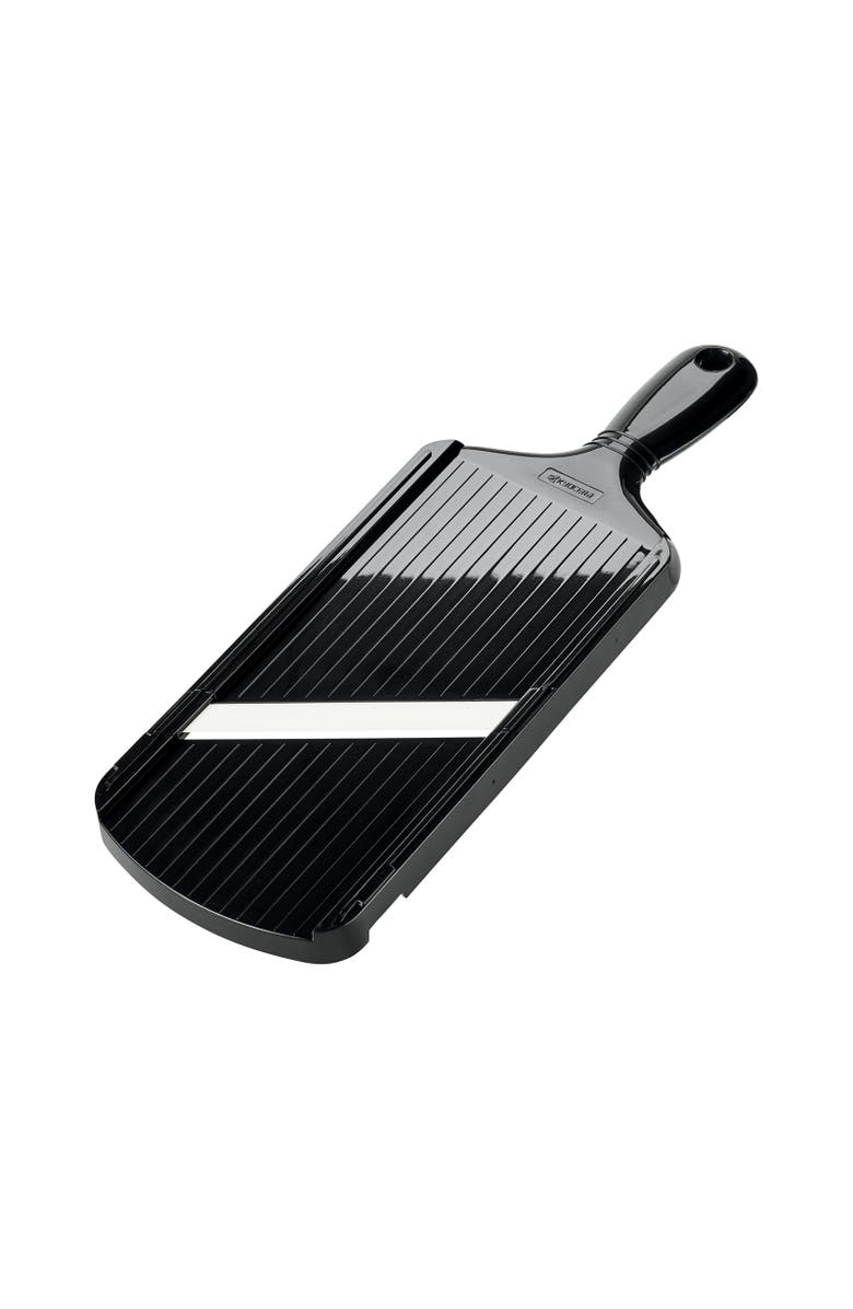 Kyocera Advanced Ceramic Double-edged Mandolin Slicer With Guard, Main, color, Black