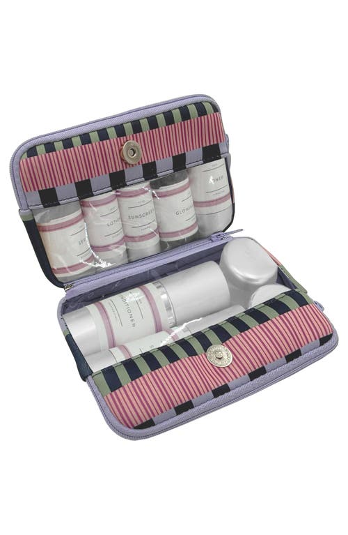 Mytagalongs Double Zip Easy View Pouch In Blue