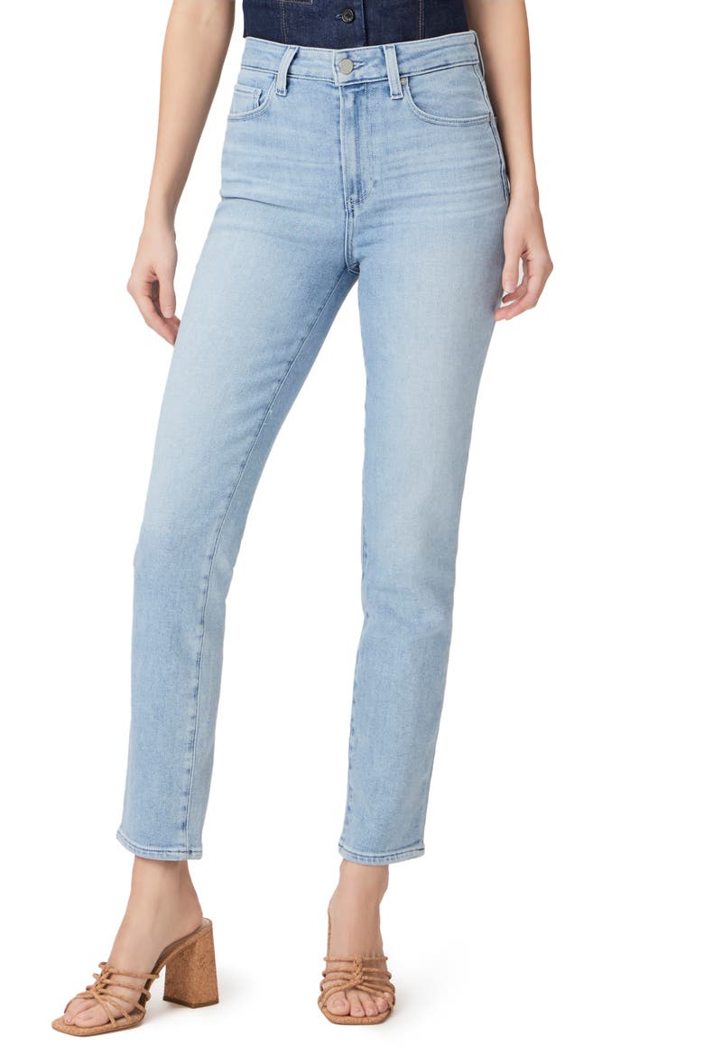 Gemma High Waist Cigarette Jeans, Main, color, SHOOTING STAR