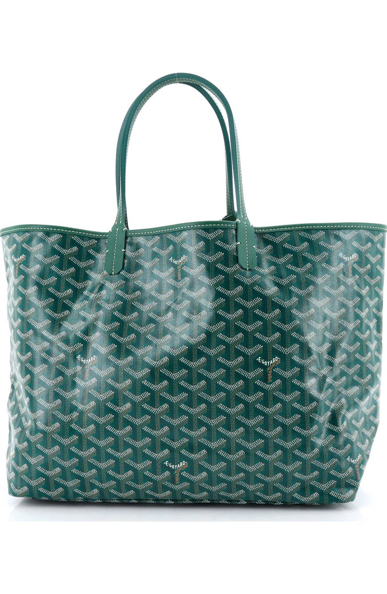 Pre-Owned Goyard Saint Louis Tote Coated Canvas PM, Main, color, Green