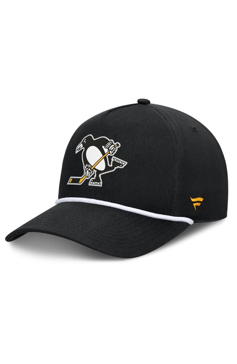 FANATICS Men's Fanatics Black Pittsburgh Penguins Authentic Pro Alt Jersey A-Frame Adjustable Hat, Main, color, Black