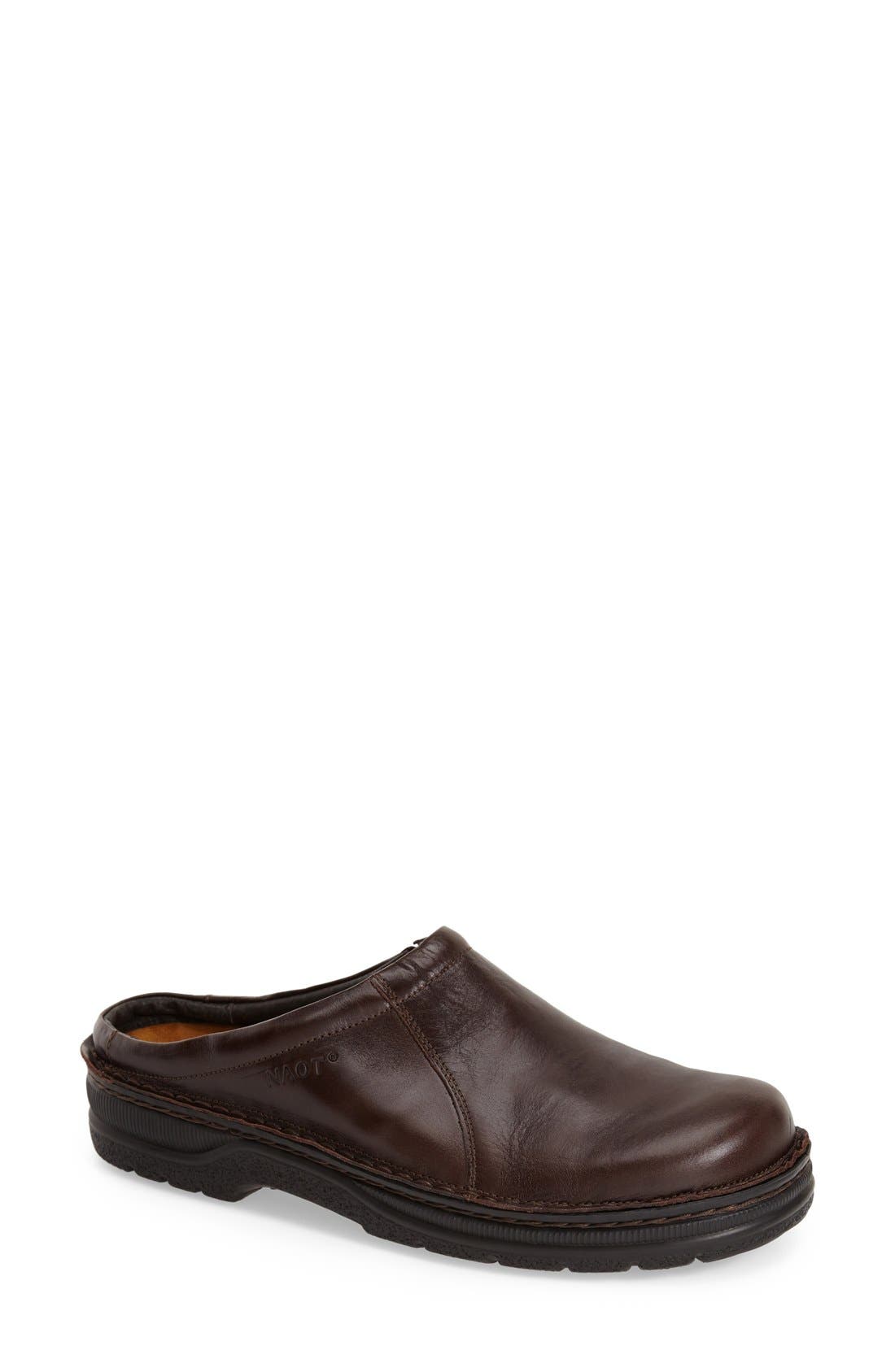 Bjorn Clog, Main, color, WALNUT LEATHER