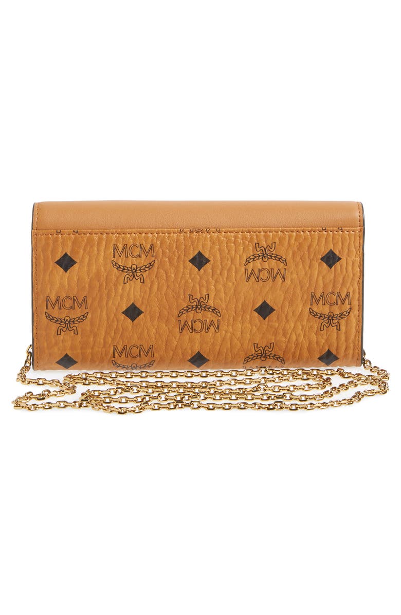 MCM Patricia Love Patch Wallet on a Chain, Alternate, color,