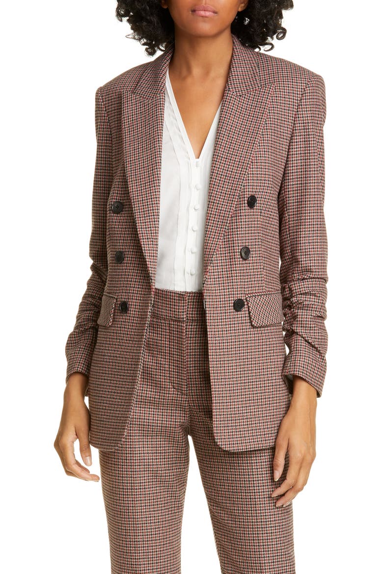 Beacon Check Dickey Jacket, Main, color, RED MULTI