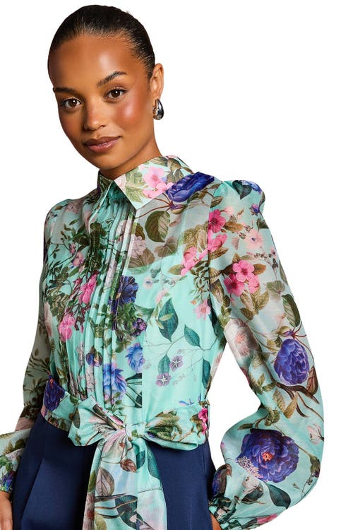 Coast Petite Pintuck Detail Wide Leg Jumpsuit In Blue