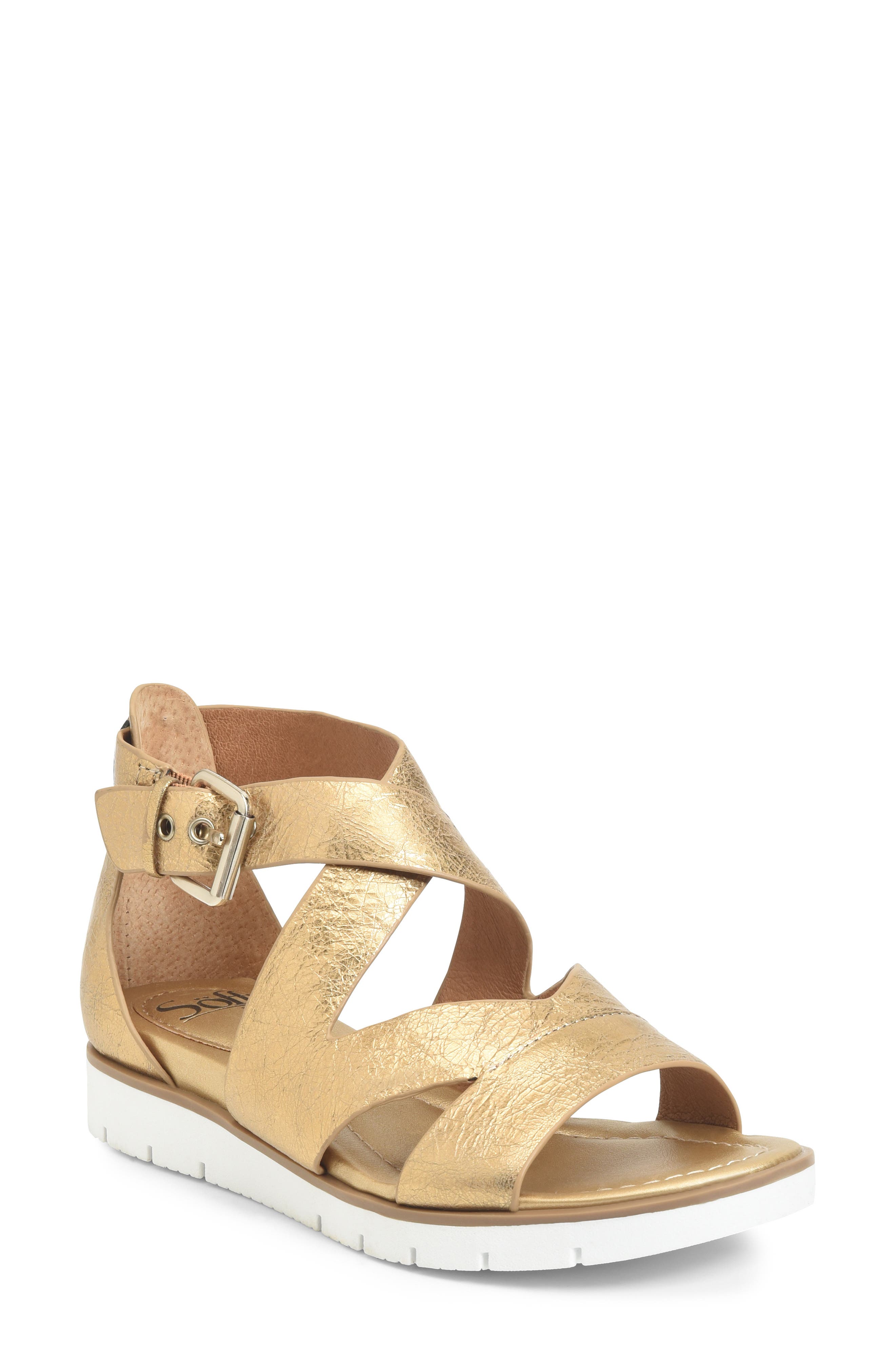 'Mirabelle' Sport Sandal, Main, color, OLD GOLD LEATHER