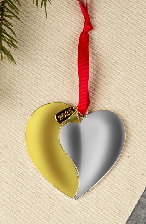 Nambe Our First Christmas Together Ornament 2025 In Multi