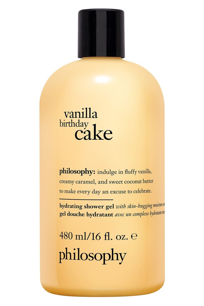 Vanilla Birthday Cake Shampoo Shower Gel & Bubble Bath, Main, color, NO COLOR